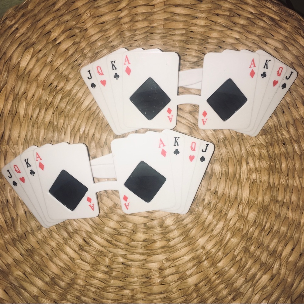 ⚫️Novelty Playing Card Glasses!